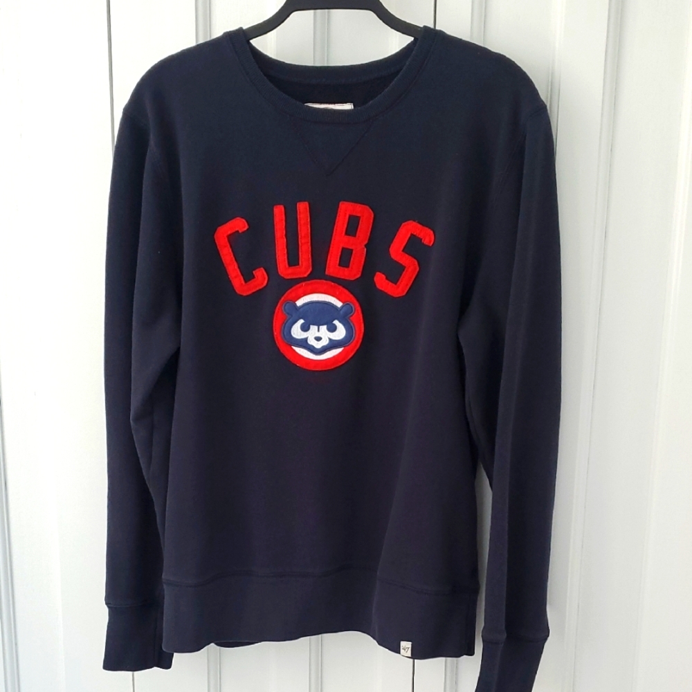 Cubs OfficialLogo  Navy Pullover Sweatshirt